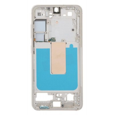 Lcd Frame Middle Chassis For Samsung Galaxy S23 5g White By - Maxbhi Com