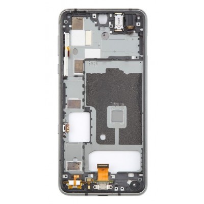 Lcd Frame Middle Chassis For Sharp Aquos R3 Green By - Maxbhi Com