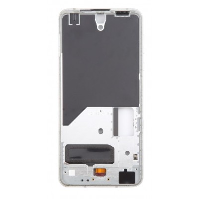 Lcd Frame Middle Chassis For Sharp Aquos R3 White By - Maxbhi Com