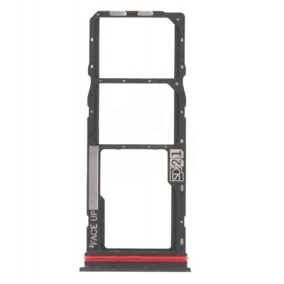 Sim Card Holder Tray For Motorola Moto G04s Black - Maxbhi Com