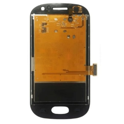 Lcd With Touch Screen For Samsung Galaxy Fame S6810p With Nfc Blue By - Maxbhi Com