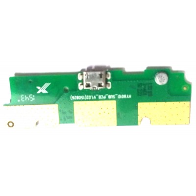 Charging Connector Flex Pcb Board For Lava Iris Fuel F2 By - Maxbhi Com