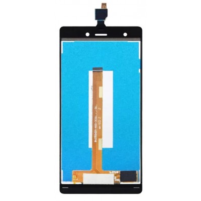 Lcd With Touch Screen For Wiko Pulp Black By - Maxbhi Com