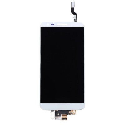 Lcd With Touch Screen For Lg G2 4g Lte White By - Maxbhi Com