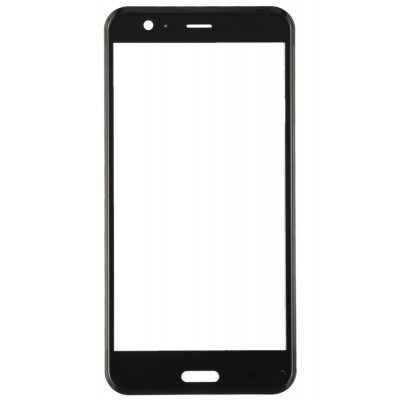 Replacement Front Glass For Htc U11 Black By - Maxbhi Com