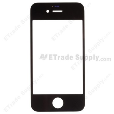 Glass for Apple iPhone 4S Black