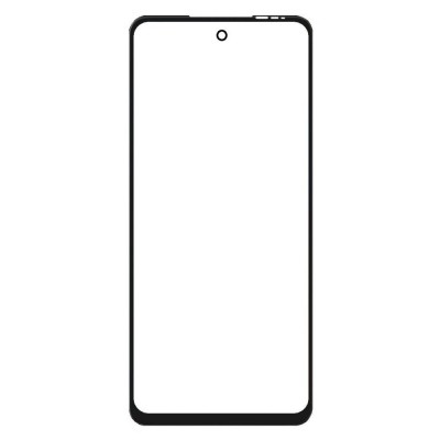 Replacement Front Glass For Philips S6210 Essence 10 Black By - Maxbhi Com