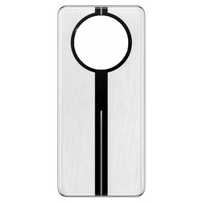 Back Panel Cover For Honor X40 Gt Racing Silver - Maxbhi Com