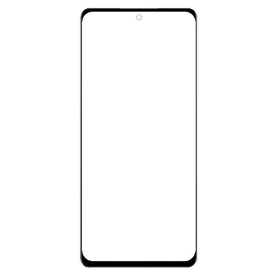 Replacement Front Glass For Realme C67 4g Black By - Maxbhi Com