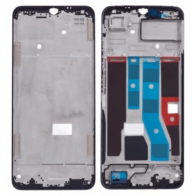 Lcd Frame Middle Chassis For Realme Note 50 Black By - Maxbhi Com