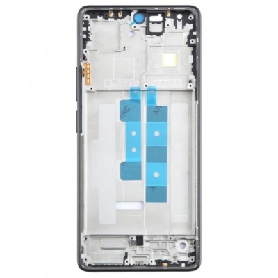 Lcd Frame Middle Chassis For Xiaomi Poco M6 Pro 4g White By - Maxbhi Com
