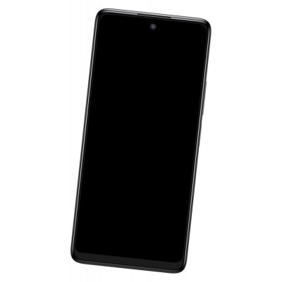 Lcd Frame Middle Chassis For Tcl 50 5g Black By - Maxbhi Com