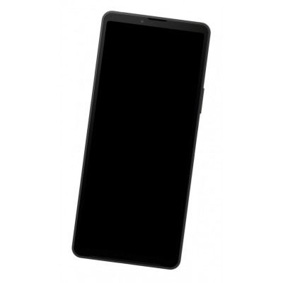 Lcd Frame Middle Chassis For Sony Xperia 10 Vi White By - Maxbhi Com