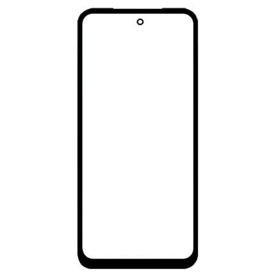 Replacement Front Glass For Hmd Xr21 White By - Maxbhi Com