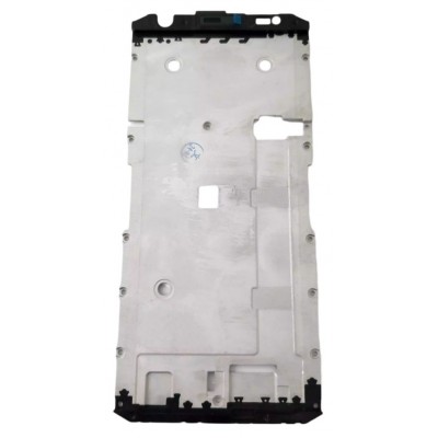 Lcd Frame Middle Chassis For Doogee S41t Black By - Maxbhi Com
