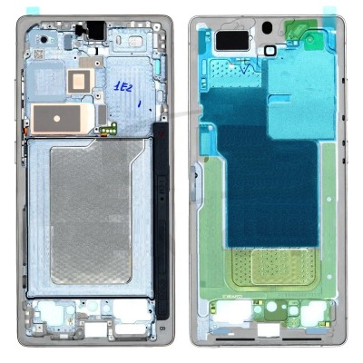 Lcd Frame Middle Chassis For Samsung Galaxy S25 Ultra Grey By - Maxbhi Com
