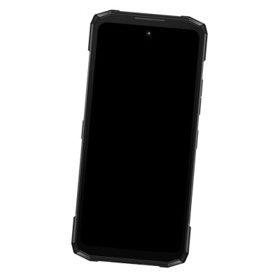 Camera Lens Glass with Frame for Doogee Fire 6 Black