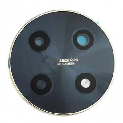 Camera Lens Glass With Frame For Huawei Nova 12i Black By - Maxbhi Com