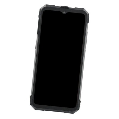 Camera Lens Glass with Frame for Cubot KingKong AX Black
