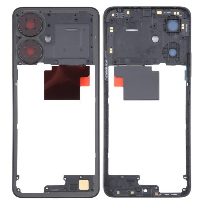 Middle Frame Ring Only For Xiaomi Redmi 13r 5g Black By - Maxbhi Com