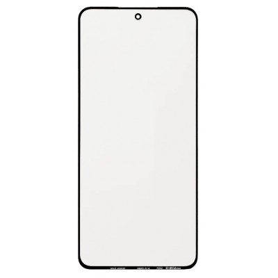 Replacement Front Glass For Realme Gt3 Black By - Maxbhi Com