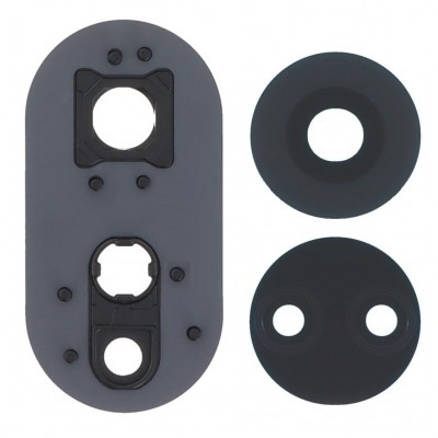 Camera Lens Glass With Frame For Oppo A78 4g White By - Maxbhi Com