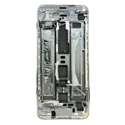 Lcd Frame Middle Chassis For Xiaomi Black Shark 3 Silver By - Maxbhi Com