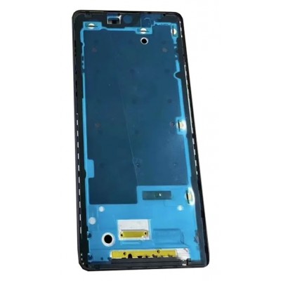 Lcd Frame Middle Chassis For Xiaomi Redmi Note 12 Turbo Black By - Maxbhi Com