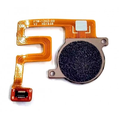 Fingerprint Sensor Flex Cable For Cat S52 Black By - Maxbhi Com