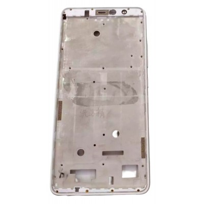 Lcd Frame Middle Chassis For Bq Aquaris X2 Pro Silver By - Maxbhi Com