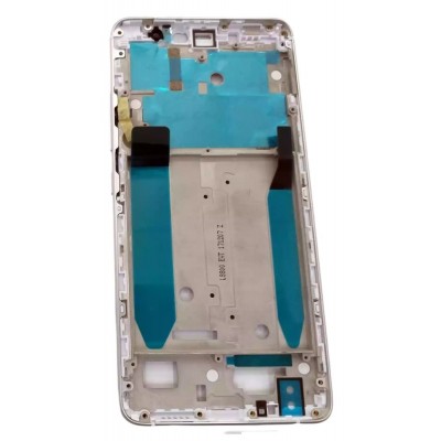 Lcd Frame Middle Chassis For Bq Aquaris X2 Pro Silver By - Maxbhi Com