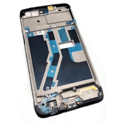 Lcd Frame Middle Chassis For Oppo A12e Red By - Maxbhi Com