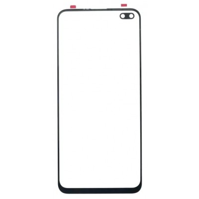 Replacement Front Glass For Oppo A92s Pink By - Maxbhi Com