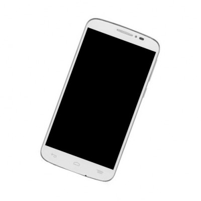 Camera Lens Glass with Frame for Alcatel 7041X Black