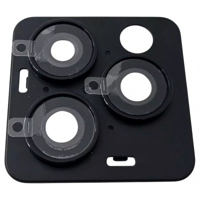 Camera Lens Glass With Frame For Ulefone Note 20 Pro Black By - Maxbhi Com
