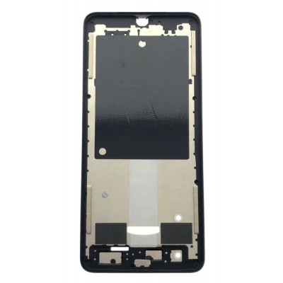 Lcd Frame Middle Chassis For Xiaomi Poco C61 Black By - Maxbhi Com