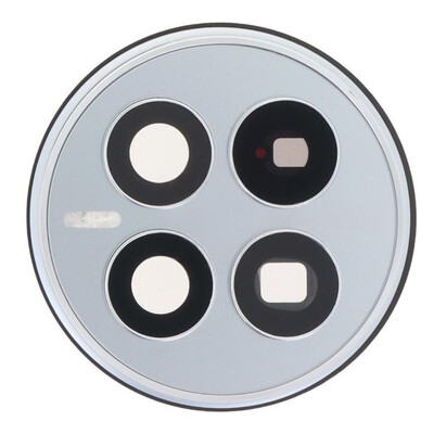 Camera Lens Glass With Frame For Huawei Mate 50 White By - Maxbhi Com