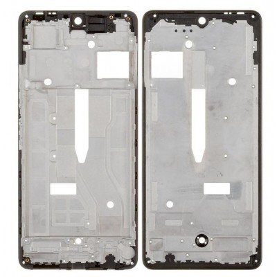 Lcd Frame Middle Chassis For Tecno Camon 20 Pro 4g Black By - Maxbhi Com