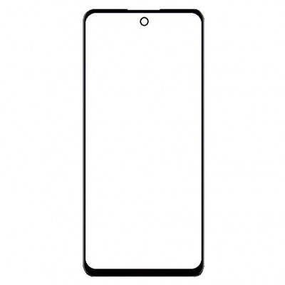 Replacement Front Glass For Zte Blade V50 5g Black By - Maxbhi Com