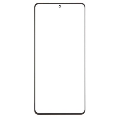 Replacement Front Glass For Vivo Iqoo Z9 Turbo Black By - Maxbhi Com