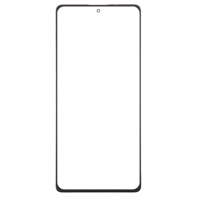 Replacement Front Glass For Xiaomi Redmi Turbo 3 Black By - Maxbhi Com
