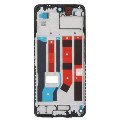 Lcd Frame Middle Chassis For Oppo A60 White By - Maxbhi Com