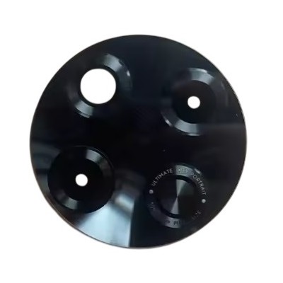 Camera Lens Glass With Frame For Tecno Camon 30 Black By - Maxbhi Com
