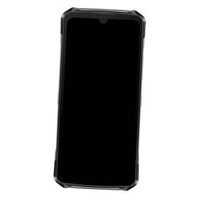 Camera Lens Glass with Frame for Doogee S119 Black