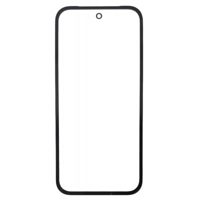 Replacement Front Glass For Google Pixel 9a Black By - Maxbhi Com