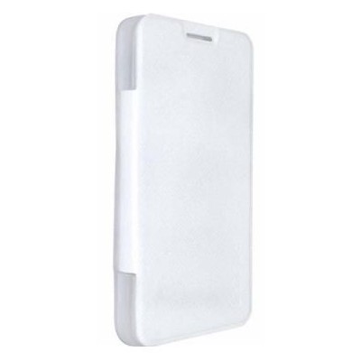 Flip Cover for Micromax Canvas Selfie Lens - White