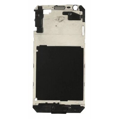 Lcd Frame Middle Chassis For Samsung Galaxy Grand Prime White By - Maxbhi Com