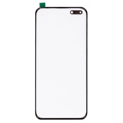 Replacement Front Glass For Huawei P40 Pro Plus Black By - Maxbhi Com