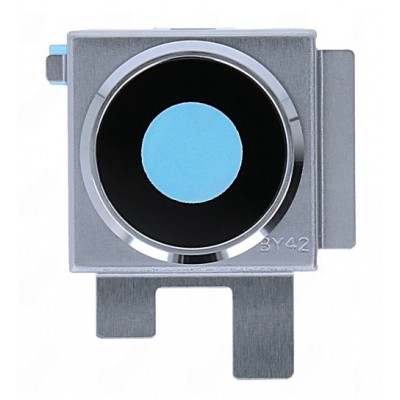 Camera Lens Glass With Frame For Sony Xperia Xa2 Plus Silver By - Maxbhi Com