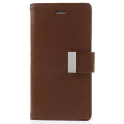 Flip Cover for Celkon Millennium Ultra Q500 - Brown